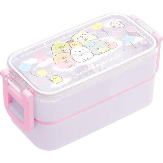 Lunchbox 2 layer - Sumikkogurashi - Met Chopsticks