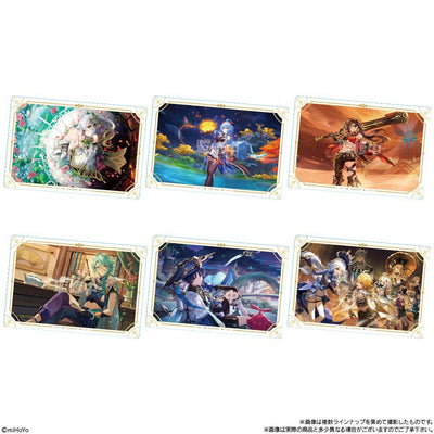 Bandai Genshin Impact Wafer serie 2 + Metallic Sticker