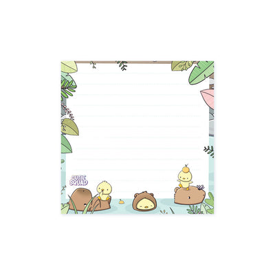 Mini Sticky Notes - Capybaras Bathing - CutieSquad