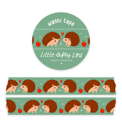 Washi Tape - Cute Hedgehogs - Little Lefty Lou