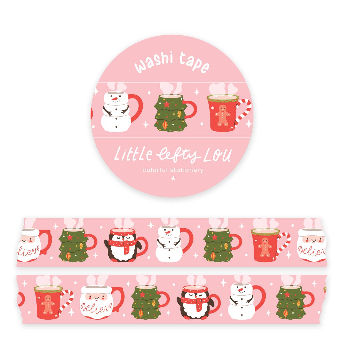 Washi Tape - Christmas Drinks