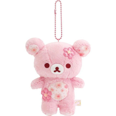Rilakkuma 13 cm Plush Keychain - Sakura Cherry Blossom - Rilakkuma