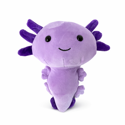 Kawaii Axolotl Plush - Purple