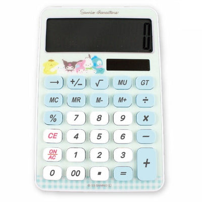 Sanrio Solar Power Calculator - Sanrio Characters Blue