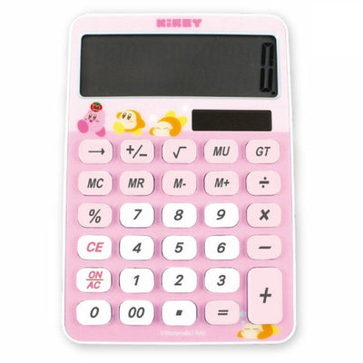 Kirby Solar Power Calculator - Kirby & Waddle Dee Pink