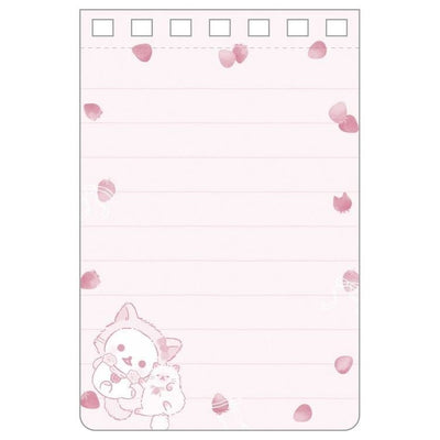 Memoblok met ringband Korilakkuma with Strawberry Cats - Red
