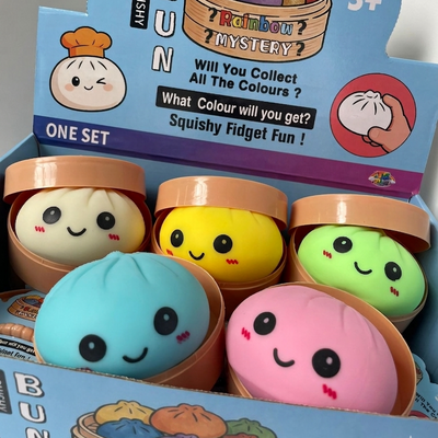 Coloured Squishy Dumpling - 1x Surprise kleur Squeezy