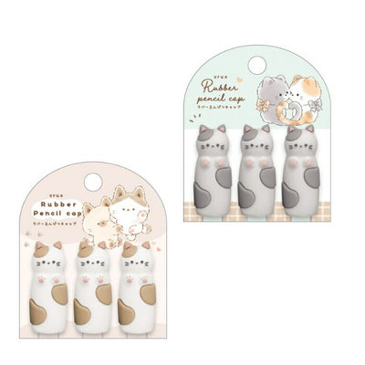Rubber Pencil Caps - Osobo Neko Playful Cats - Kies je design