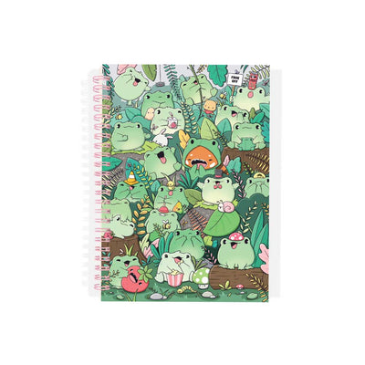 Stickerbook A5 - Frogs - CutieSquad