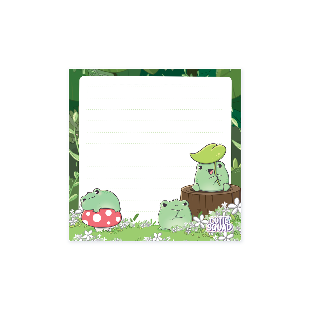 Mini Sticky Notes - Kawaii Frogs - CutieSquad