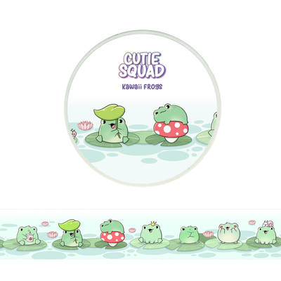 Washi Tape - Kawaii Frogs - CutieSquad
