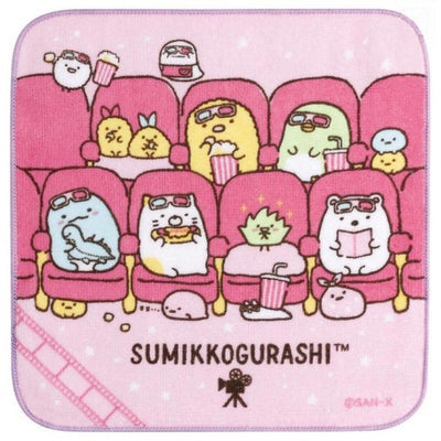 Mini Handdoekje 21 x 21 cm - Sumikkogurashi - Movie Theater