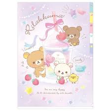 A4 Insteekmap (5 Tabbladen) Rilakkuma - Sweets