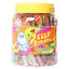 Jelly Straws Assorted Fruit Flavour Yellow Jar 1,4 kg