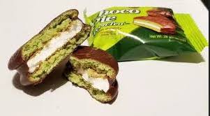 Lotte Choco Pie - Green Tea