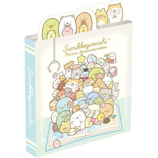 Uitklapbaar Memoblok Klein - Sumikkogurashi Everyone Gathers - All Stars