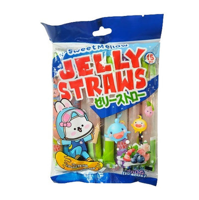 Large Pack Jelly Straws Assorted Yoghurt Flavour - 15 stuks