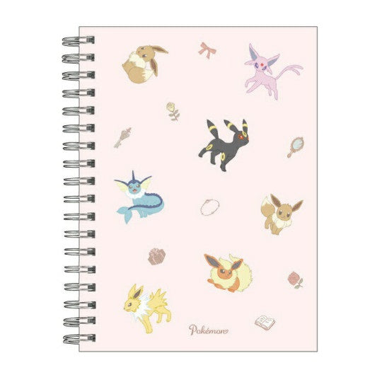 Pokémon Notebook A6 met Ringband - Eevee & Friends