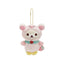Korilakkuma Plush Keychain Bagcharm - Full of Strawberry Day