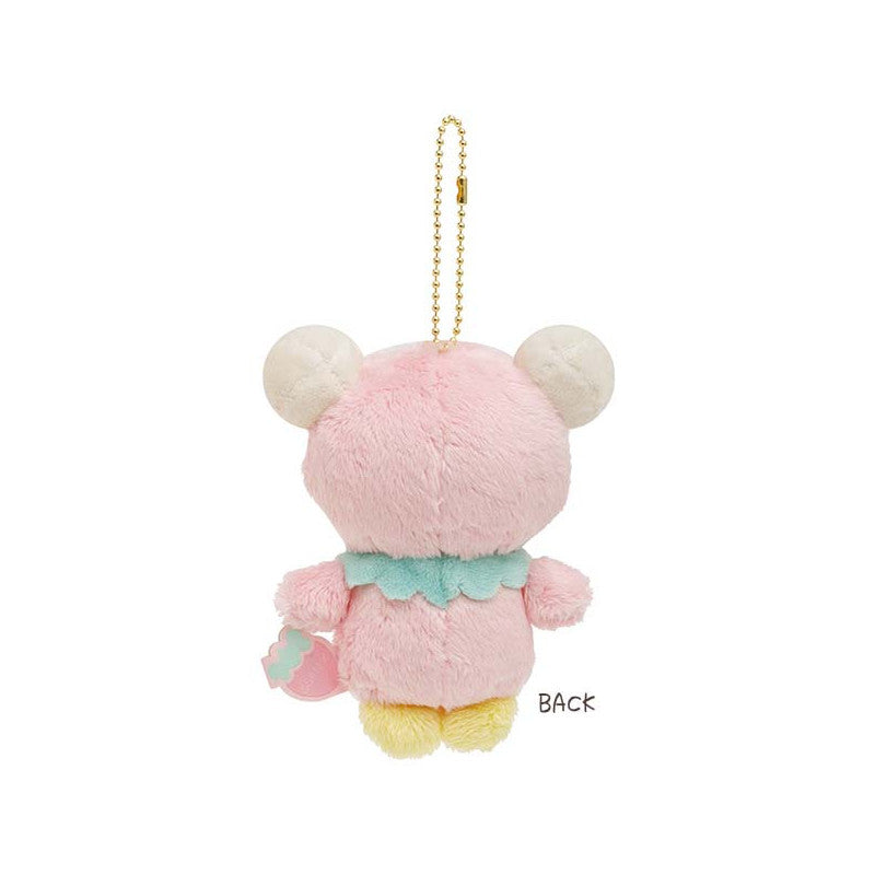 Korilakkuma Plush Keychain Bagcharm - Full of Strawberry Day