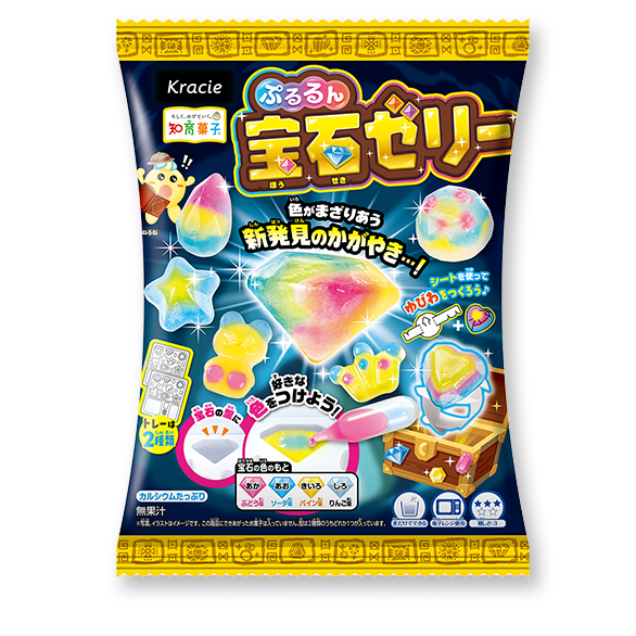 Popin Cookin Prurun Jem Jewel Gummy Jelly DIY Candy Kit