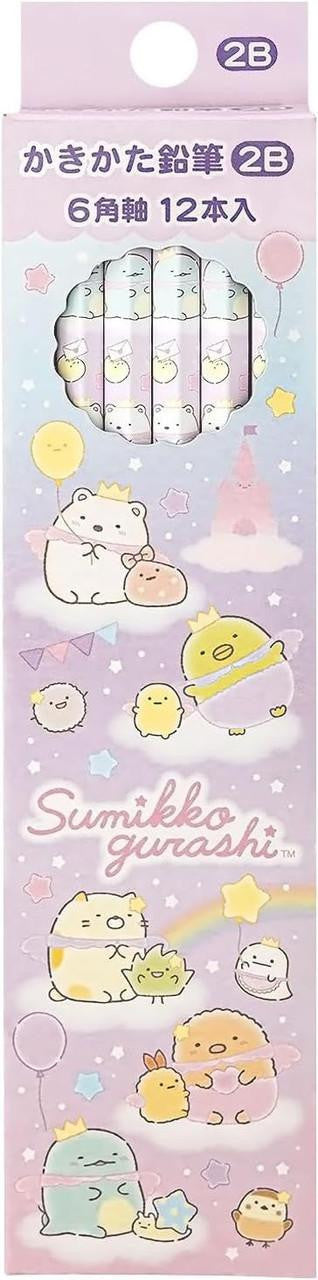 Sumikko Gurashi Hexagonal Pencil Set of 12 - Happy School
