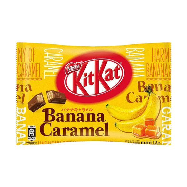 KitKat Mini Banana Caramel - Zak 10 Stuks