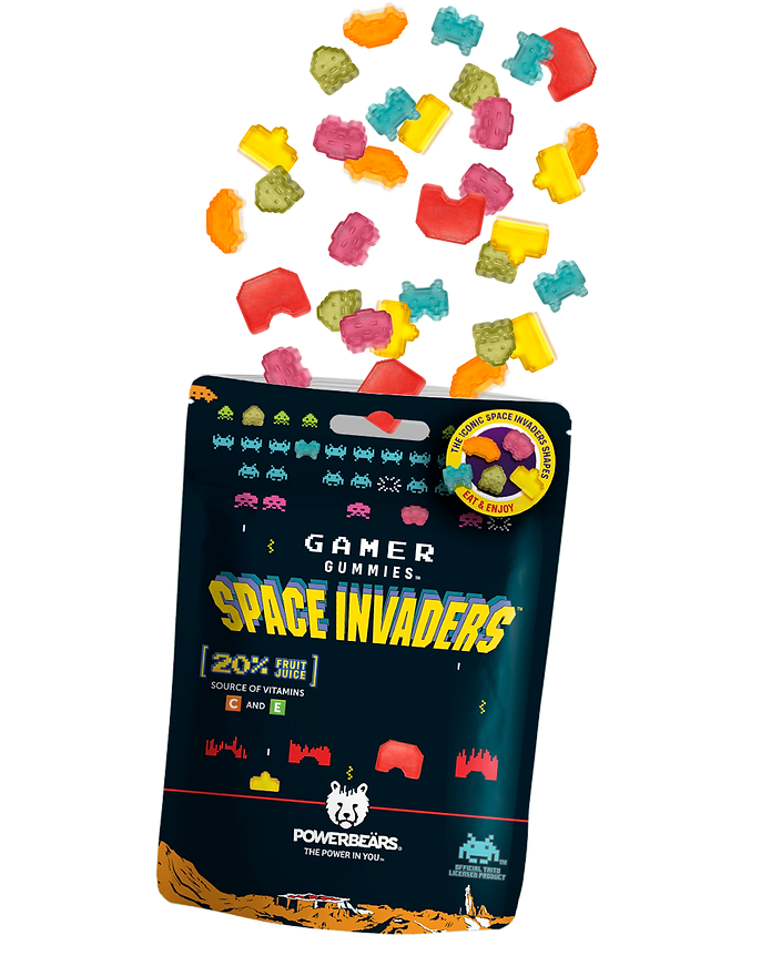 Space Invaders Gamer Gummies - 125 Gram