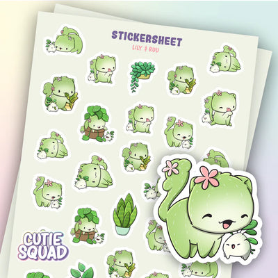 Stickervel - Lily & Ruu - CutieSquad