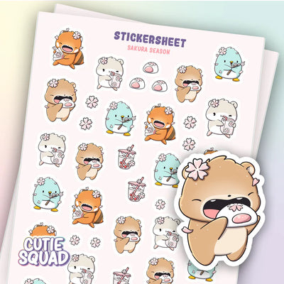 Stickervel - Sakura Season - CutieSquad