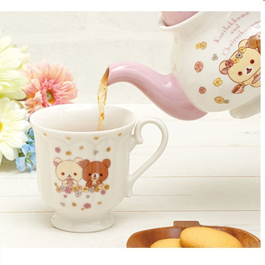 Theekopje San-X Rilakkuma - Flower Tea Time