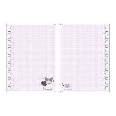 Sanrio Notebook A6 met Ringband - Kuromi - Heart