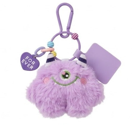 Plushie Fluffy Monster Keychain - Kies je kleur