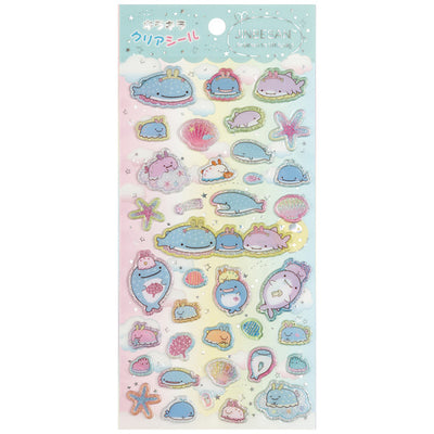 Stickervel Glitter San-X Jinbesan - Umi Usagi