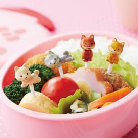 Kawaii Bento Lunchbox Prikkers Shiba Inu - Bento Picks