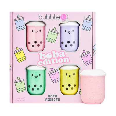 Bubble Tea Bath Bomb cadeauset - Boba Edition (4 x 100 g)