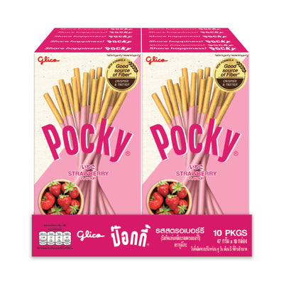 10 Pack - Pocky - Strawberry