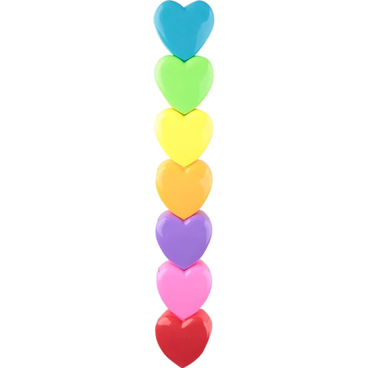 Lovely Heart minimarkers - 6 kleuren