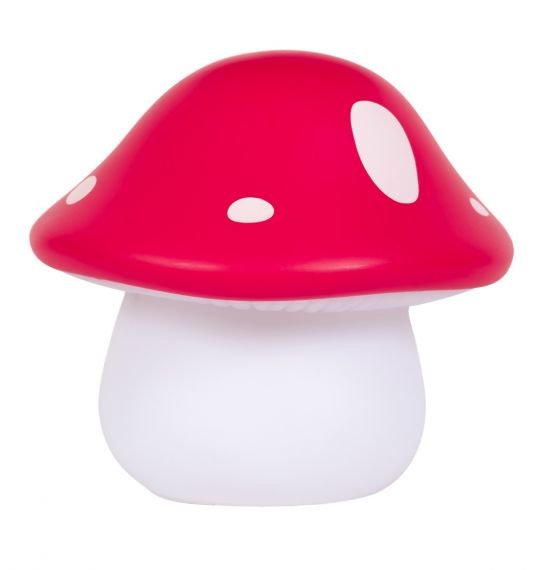 Kawaii lampje paddenstoel (rood)