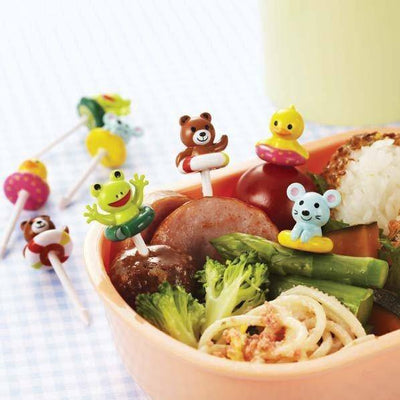 Kawaii Bento Lunchbox Prikkers Animal Floaties - Bento Picks