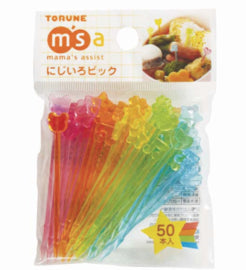 Kawaii Bento Prikkers Rainbow - 50 stuks Bento Picks