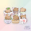 Stickerset - Capybara Bathing - CutieSquad