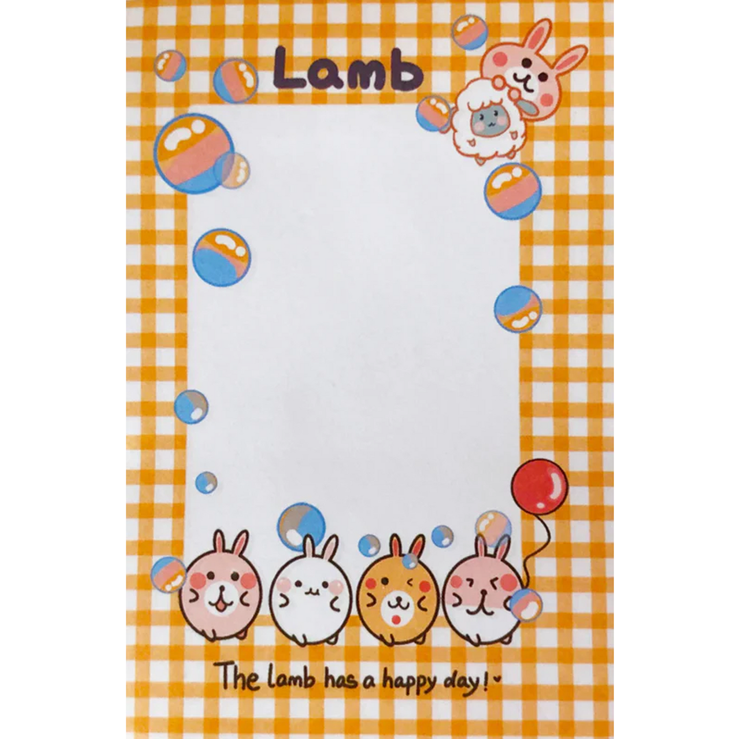 Kawaii Sticky Notes - Bunny Lamb