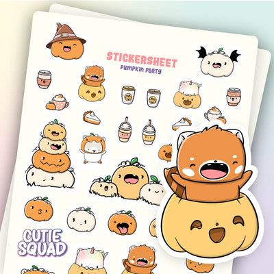 Stickervel - Pumpkin Party - CutieSquad