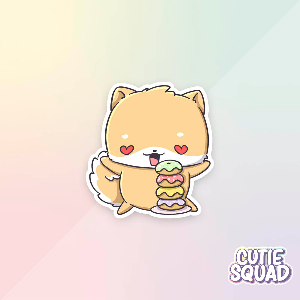 Stickerset - Shiba High Tea - CutieSquad