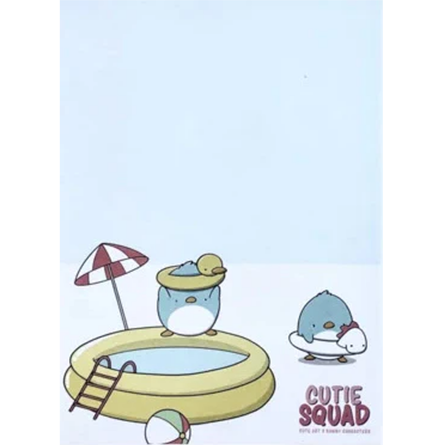 Sticky Notes Block - Penguin Summer - CutieSquad