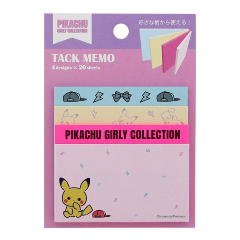 Sticky Notes Memoblokje Pikachu Girly Collection Pink