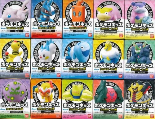 Pokémon Figure + Chewing gum (1 pcs) - Serie : Pokemon Kids Project Mew