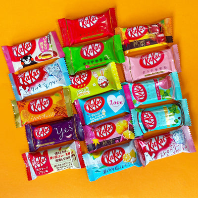 18 Smaken - Japanse KitKat Proefpakketje 18 Mini's