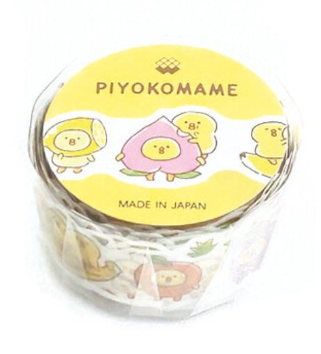 Washi tape - Piyoko Beans Series Die-Cut Fruit